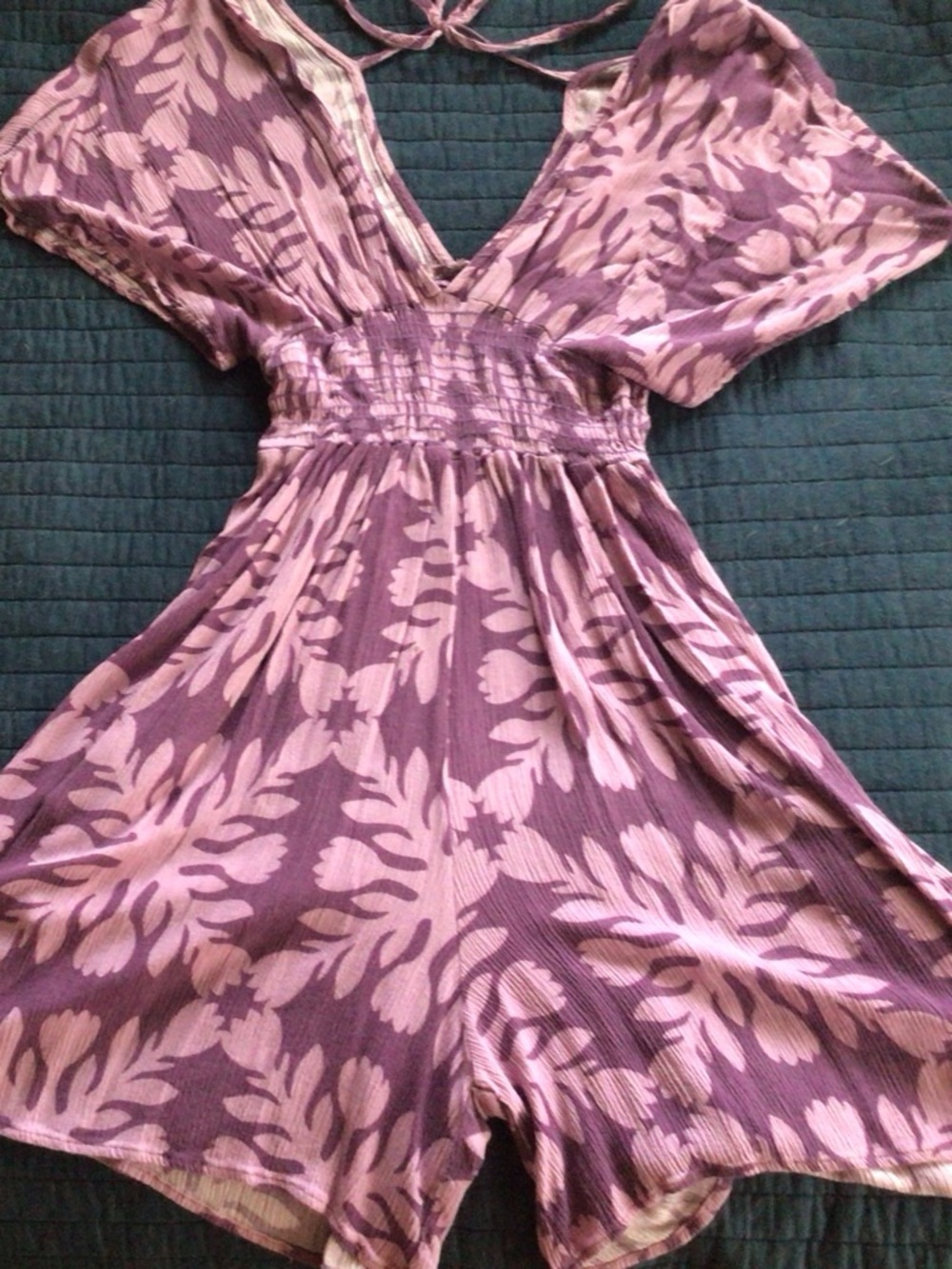 Lahalo'e Purple Printed Top